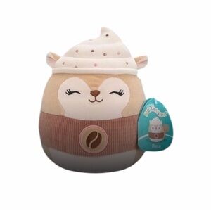Squishmallow Reza The Brown And Tan Latte Squirrel NWT